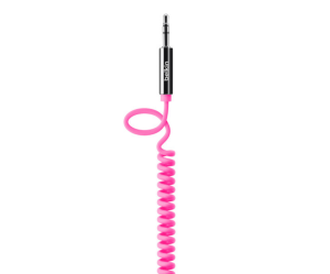 CABLE AUDIO RESORTADO ROSADO