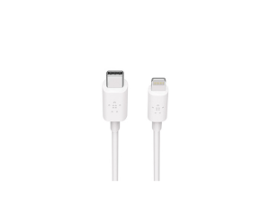 CABLE LIGH A USB C 4" BLANCO