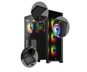CASE ATX 4000X RGB, NEGRO