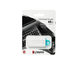 KC-U2G64-5R USB 64 GB DTX EXODIA BLANCA